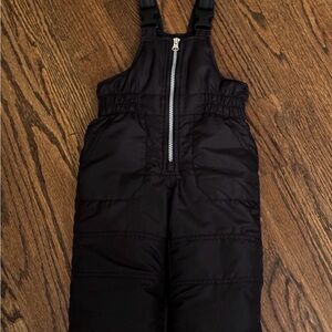 12 Month Black Snowsuit Pants/Bib* New Condition